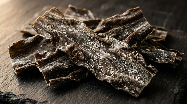 Dried Kombu Kelp Strips for Japanese Dashi Stock