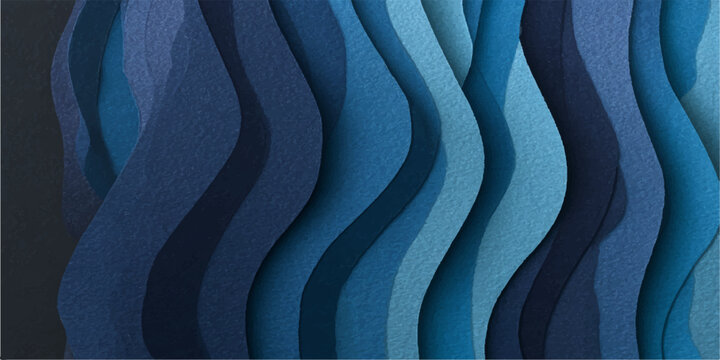 abstract ocean of tranquility, a symphony of layered blue hues evokes the depths of the ocean. inviting you to immerse yourself in its serene beauty.