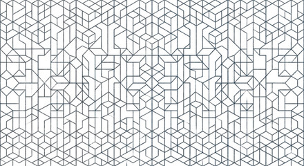 Fototapeta premium Minimalist Geometric Grid Vector with Subtle Grunge Texture on White Background