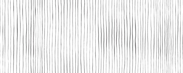 Striped seamless pattern with vertical lines drawn with paint. Horizontal black and white background © Morena