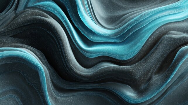 Starry night with nebulous formations and shimmering light effects.