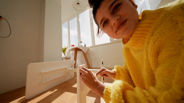 DIY Furniture With Simple Equipment. Making Personalized Furniture Using Basic Tools And Skills
