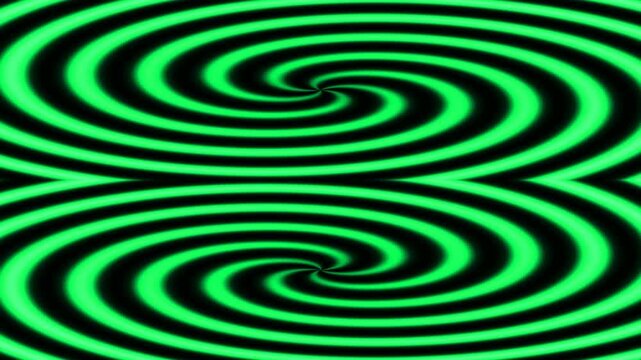 Abstract Optical Spiral Pattern with Red and Black Colors