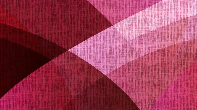 Abstract Pink and Red Linen Textured Geometric Background Animation