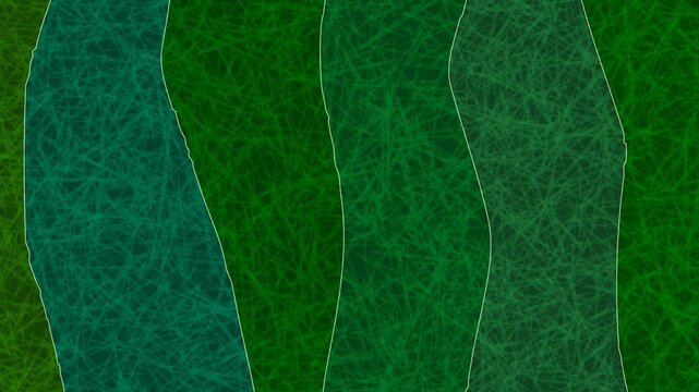 Abstract Green Fibrous Wavy Vertical Stripes Background