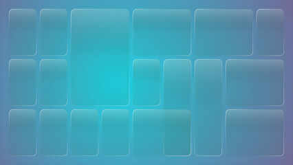 Obraz premium A blue gradient background with rectangular shapes arranged in a grid pattern