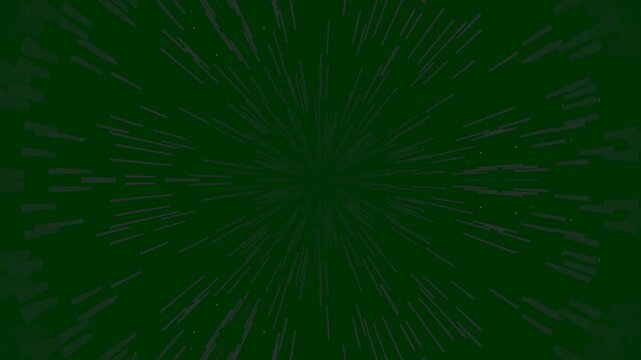 Close-up of glowing neon clock with digital time display and starry background