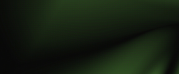 Fototapeta premium Abstract black background and green ball