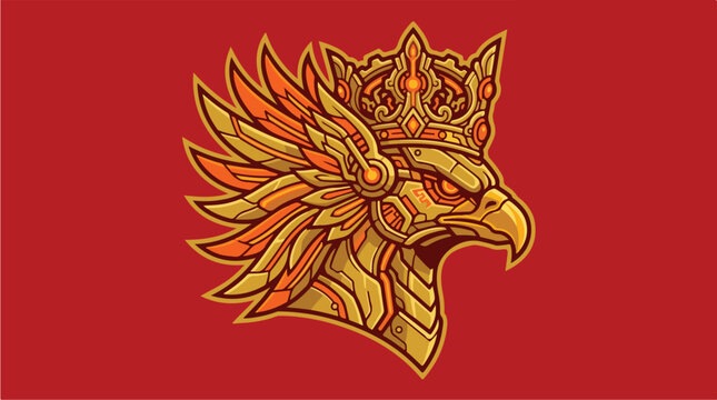 Golden Eagle with Crown.