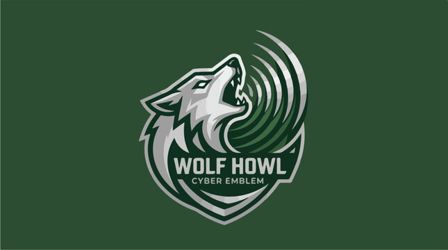Wolf Howl Logo Design.