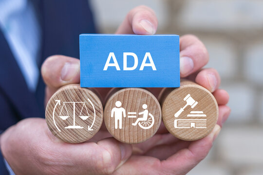 Concept of ADA Americans with Disabilities Act.