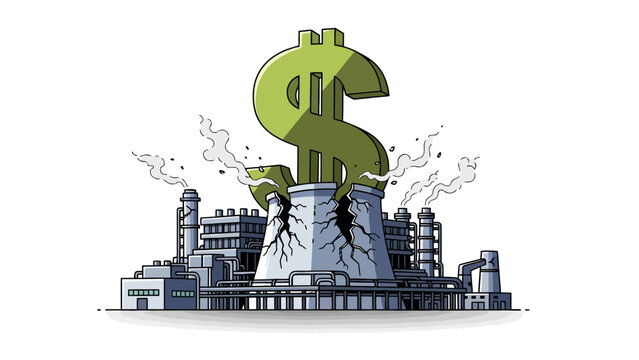 Green dollar sign explodes.