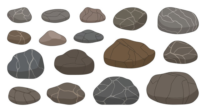 Collection of Various Rocks.