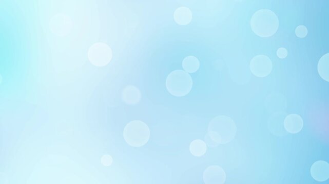 Bright blue and soft white bokeh loop with light particles. Perfect for video projects, modern background designs, and stylish digital wallpapers
