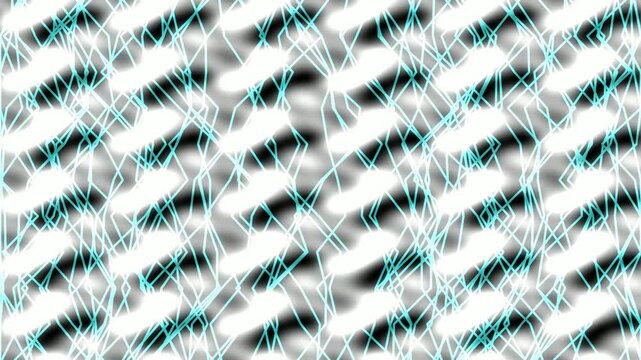 Close-up of illuminated fiber optic network cables with glowing connections
