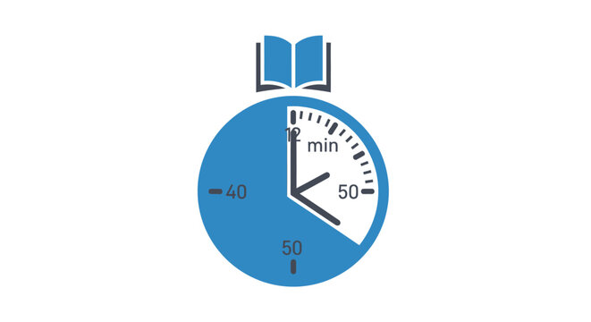 Conceptual illustration depicting time management and knowledge acquisition in education settings