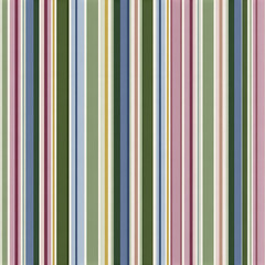 Fototapeta premium Vintage inspired narrow stripe pattern in soft spring palette with repeating vertical lines creating classic and elegant textile design full of subtle color harmony and calm mood