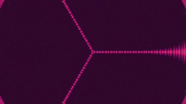 Green sound wave visualization showing audio spectrum analysis