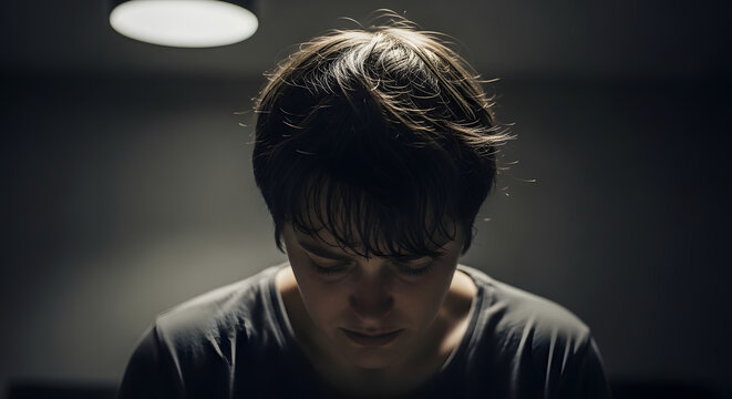 Young Asian man with dark hair.
