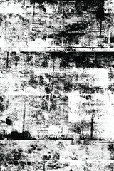 Fototapeta premium Black and white grunge abstract background. Grungy frame. Vector illustration 