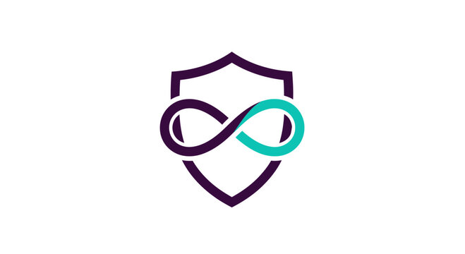 Infinity Shield Security Logo And Symbol