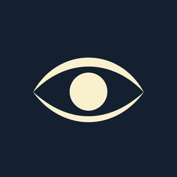 Minimalist Eye Icon For Vision Concepts