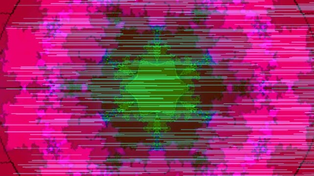 Abstract dynamic digital pattern with vibrant blue and orange hues