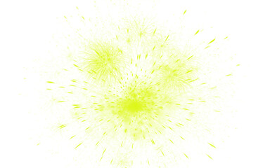 Neon yellow paint splash on white background, vibrant ink splatter effect, abstract artistic spray burst for creative design projects © Zaingill