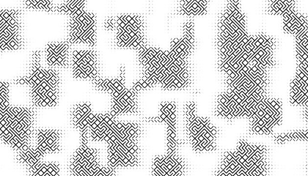 Black and white abstract and grunge pattern for modern background and design element. Editable graphic resource. Vector Format Illustration. EPS10 