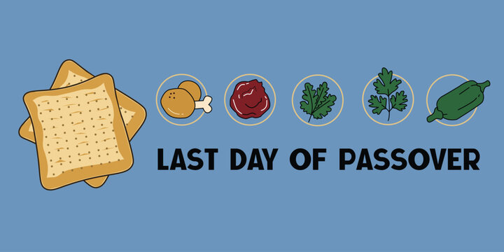 Last Day of Passover Vector