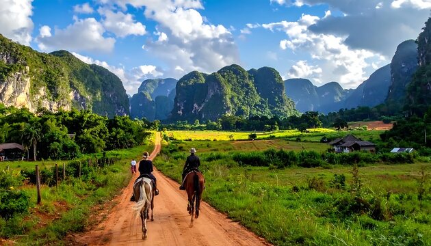 Horseback Riding Adventure Through Vinales Valley, Cuba.
