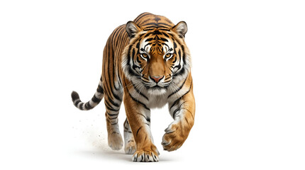 Obraz premium tiger isolated on white background