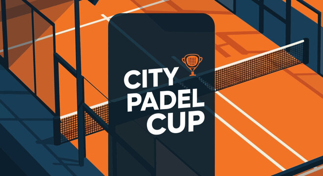 City Padel Cup Graphic Design Event Announcement