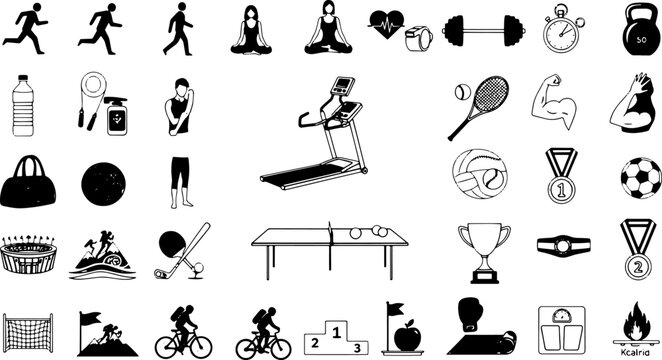 Powerpoint Pictogram Exercise Exercise Pictograms Images – Browse 104,051 Stock Photos, Vectors, and ...