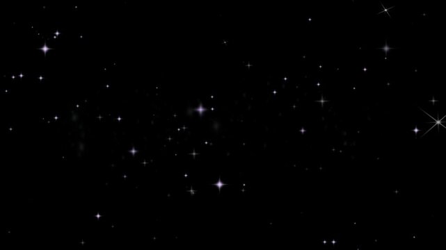 Motivational quote with glowing text on dark background with sparks and light effects