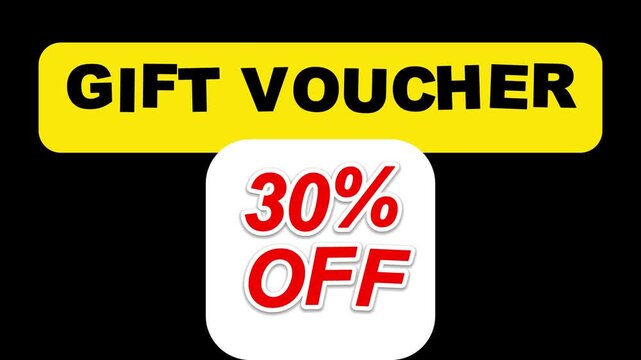 Discount Voucher Off Sale Banner with Percentage Offer for Shopping, Promotion,