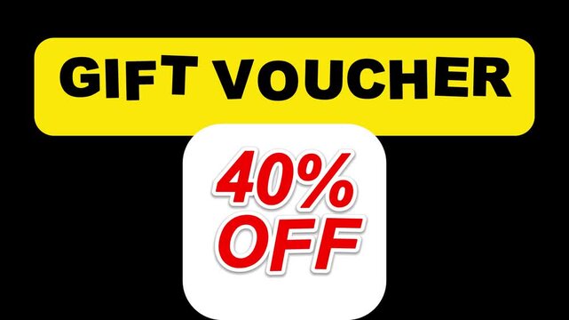Discount Voucher Off Sale Banner with Percentage Offer for Shopping, Promotion,