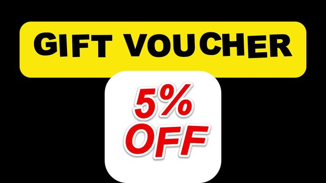 Discount Voucher Off Sale Banner with Percentage Offer for Shopping, Promotion,
