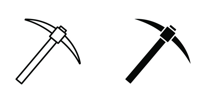 Comparison of traditional and modern pickaxe designs used in mining and excavation activities