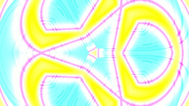 Abstract Colorful Heat Map with Vibrant Data Visualizations