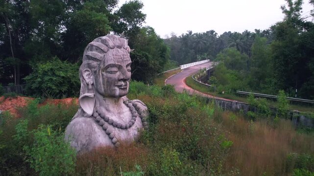 Lord Hanuman Statue, Prasanna Anjaneya Temple, Kundapura