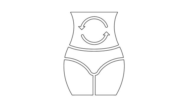 Whiteboard Animation of Human Body Digestion Icon