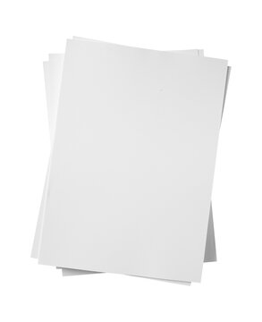 a stack of empty papers poster template, arranged in layers, for advertising purposes. blank white poster mockup. empty paper mockup. top view, clipping path