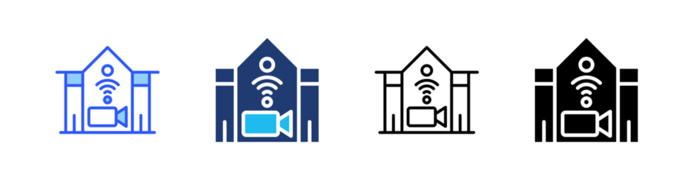 Studio Multi Style Icon Set Vector 