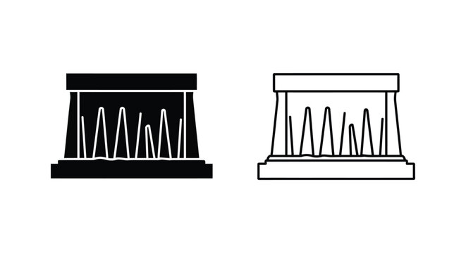 Sound wave, audio waveform, music equalizer, sound spectrum icons isolated on White Background