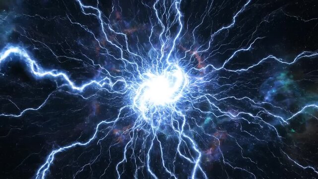 Electricity lightning bolt