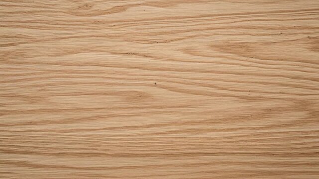 A close-up view of a smooth wooden surface with a light brown color and prominent grain patterns