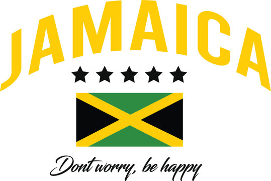 Jamaica reggae afro  flag vibrant brazil shirt design Slogan Logo Graphic Vector Tee shirt apparel print varsity collage girls tee
