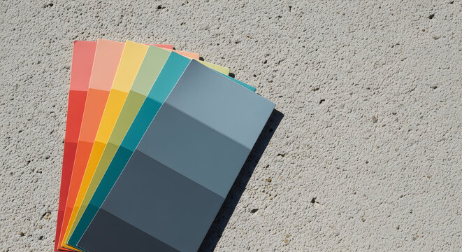 color palette on a white background