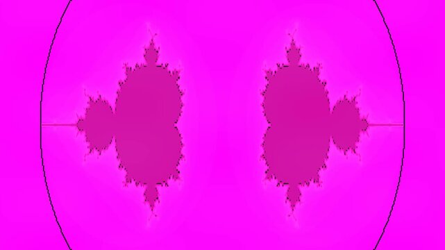 Abstract blue fractal pattern with symmetrical geometric design